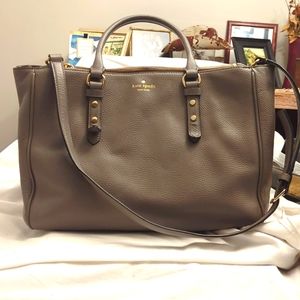 COPY - Kate Spade gray leather shoulder bag